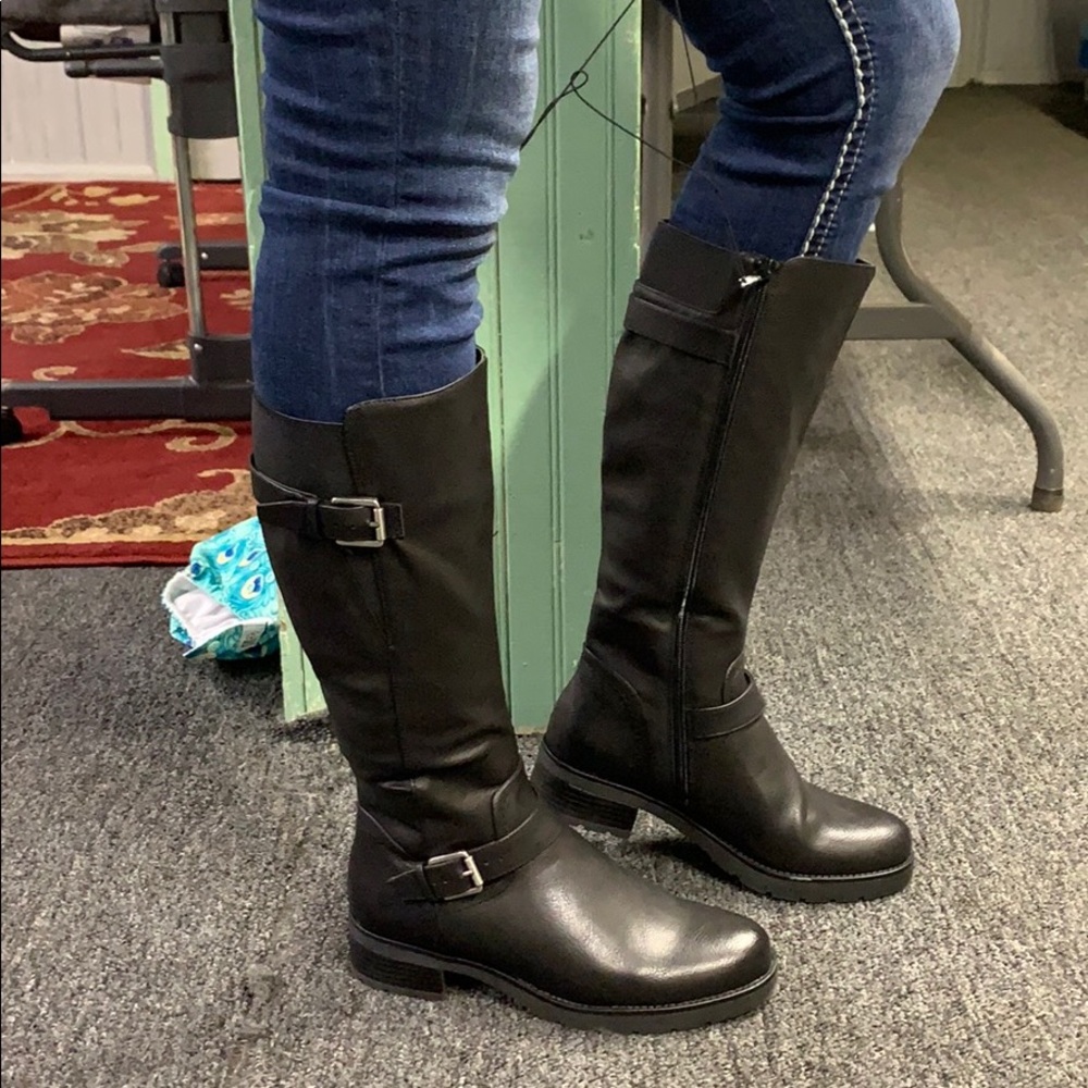 SOUL Naturalizer Black Knee-High Boots
